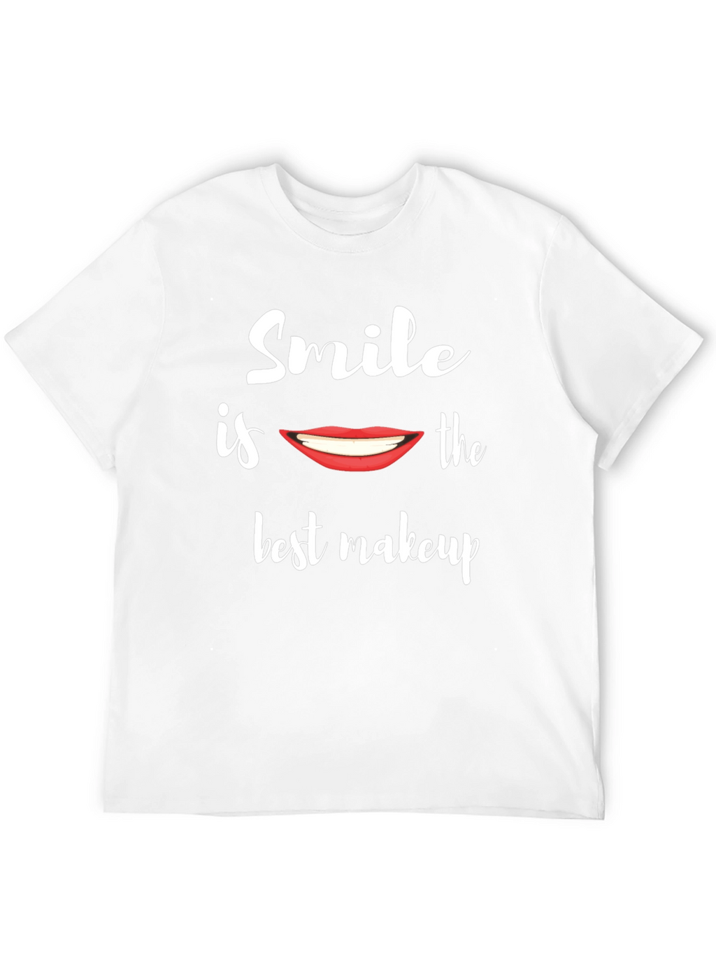 Smile is the Best Makeup Graphic Tee