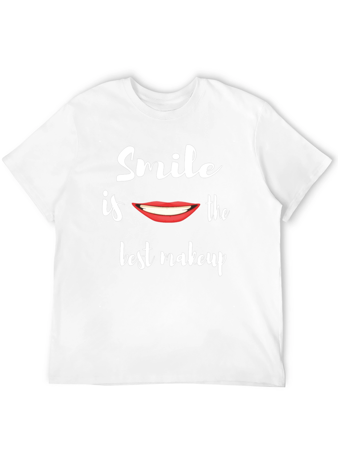 Smile is the Best Makeup Graphic Tee