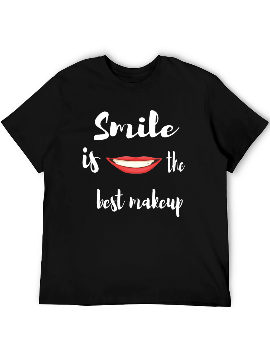 Smile is the Best Makeup Graphic Tee