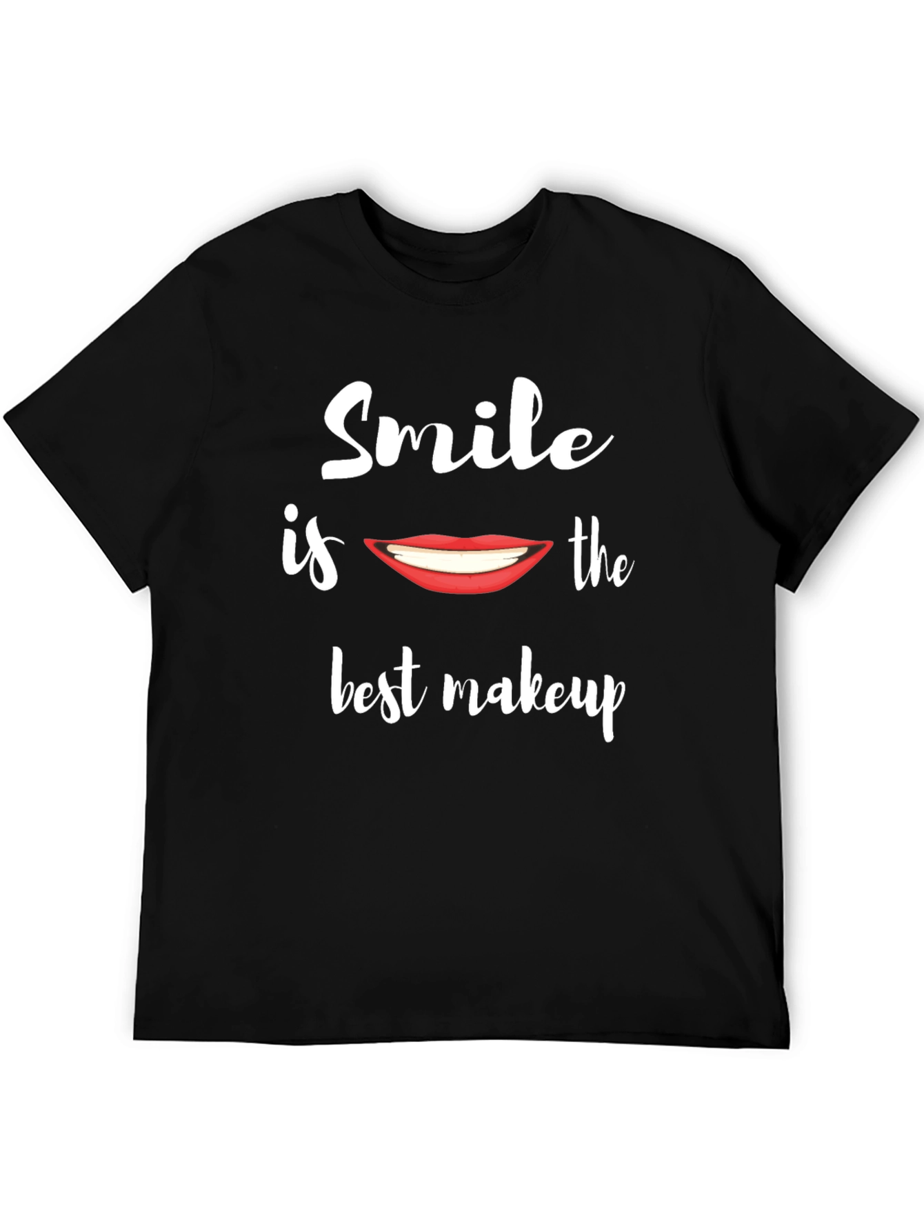 Smile is the Best Makeup Graphic Tee