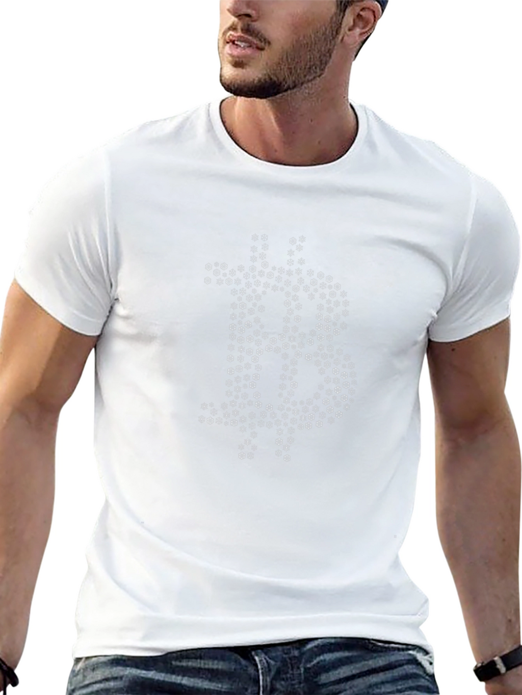 Bitcoin Crypto Currency Logo Black T-Shirt