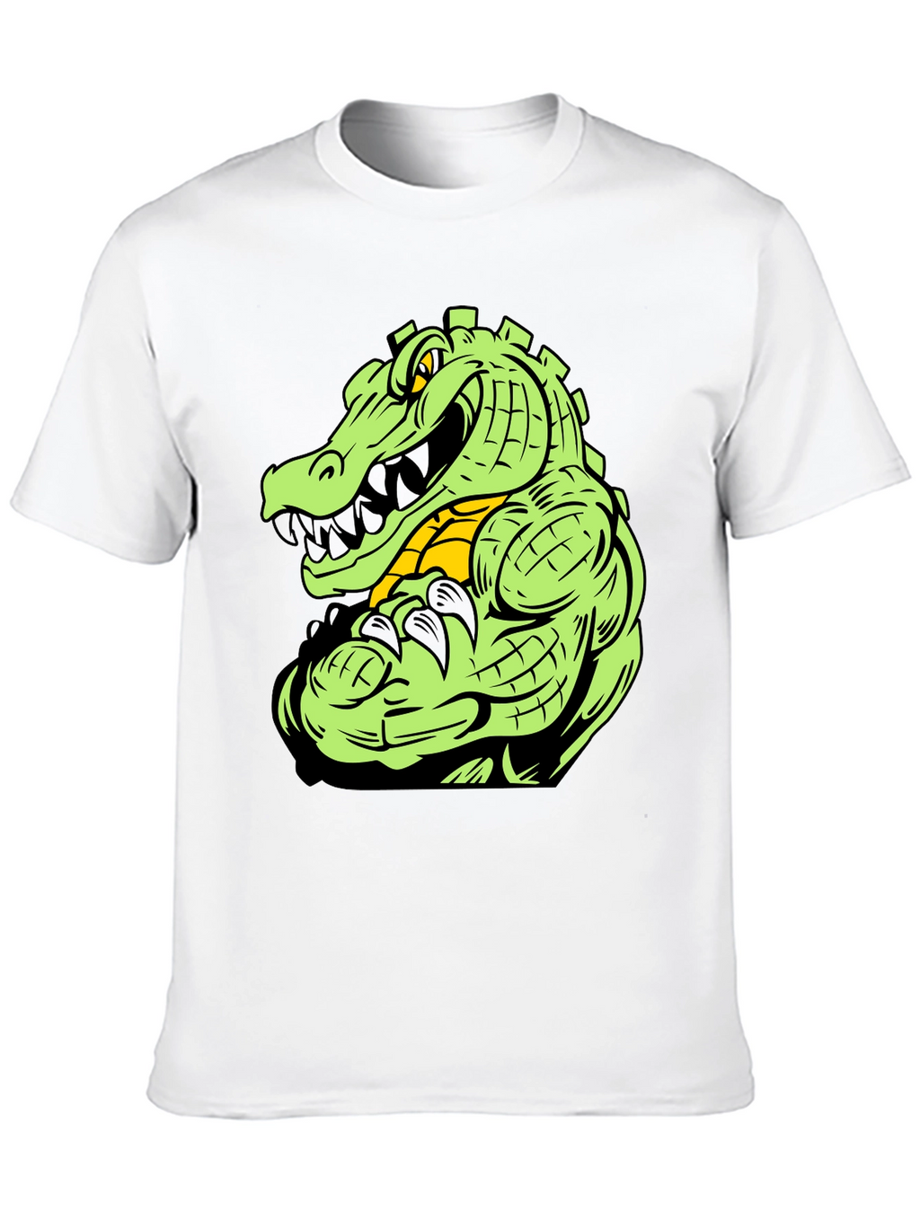 Gator Graphic Tee - Black Cotton T-Shirt
