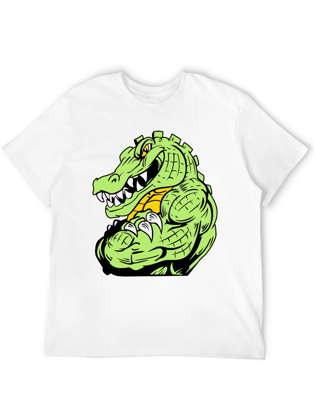 Gator Graphic Tee - Black Cotton T-Shirt