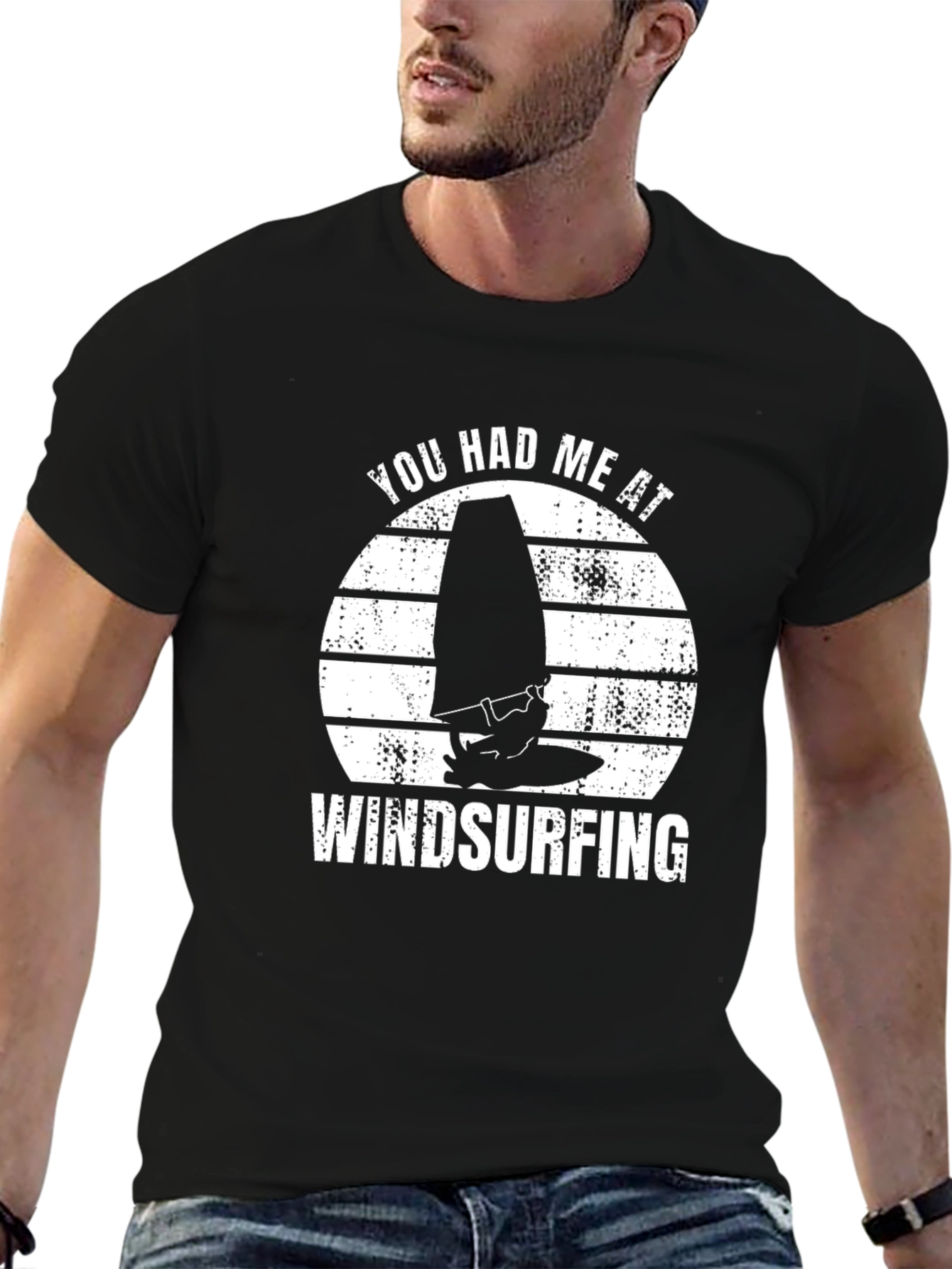 You Had Me At Windsurfing Graphic Tee