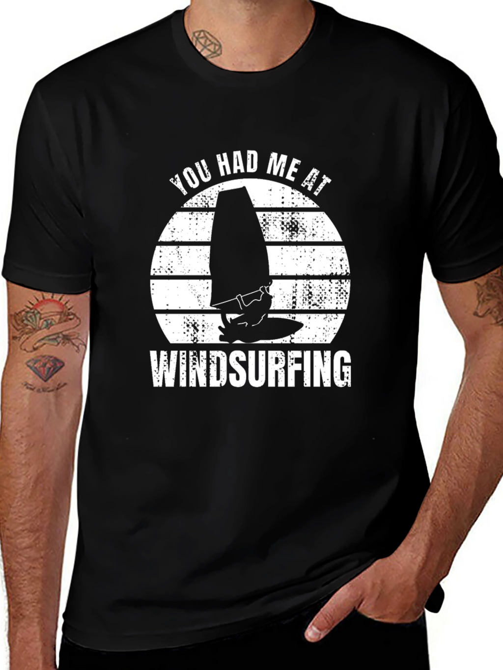 You Had Me At Windsurfing Graphic Tee
