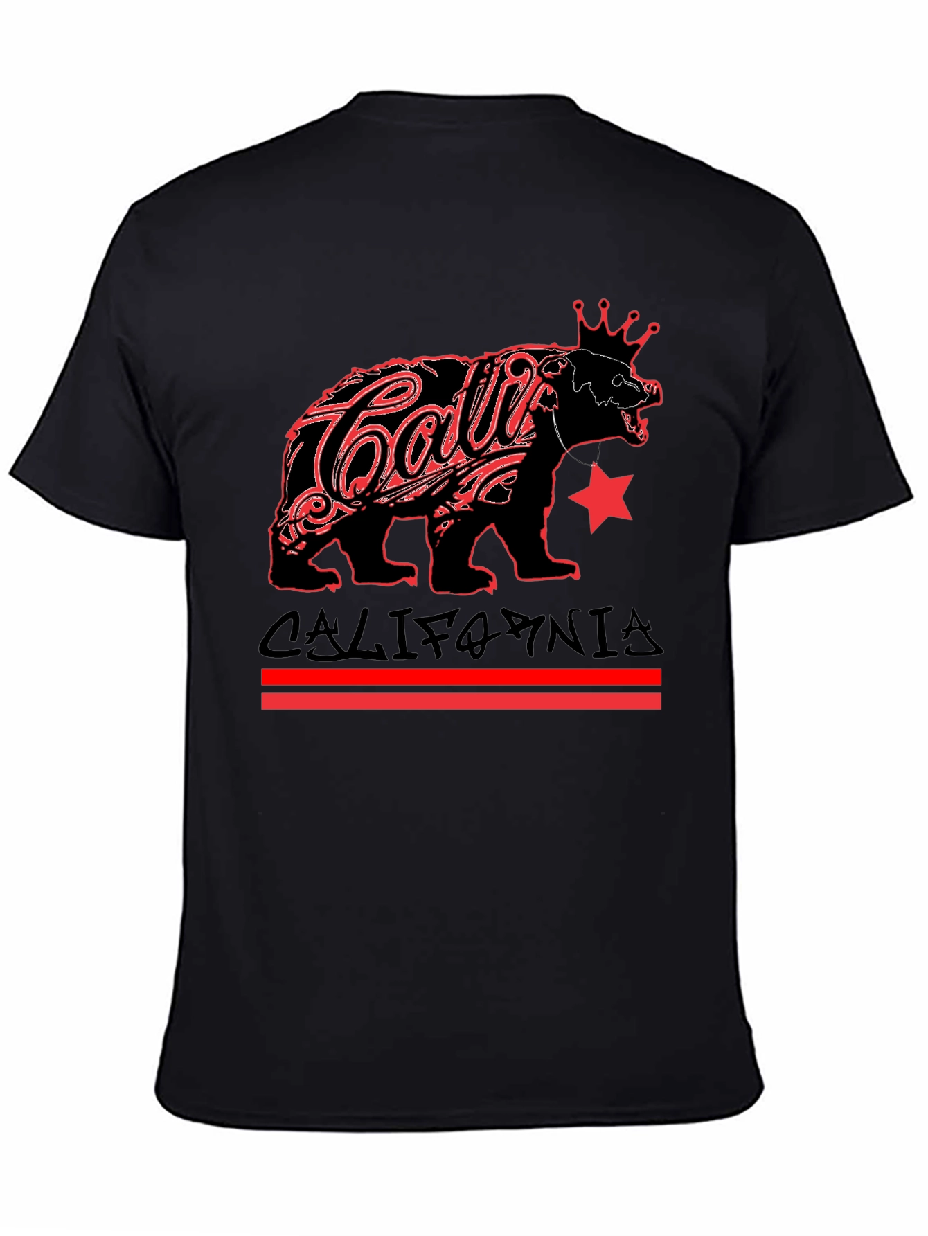 California Bear Black Graphic Tee