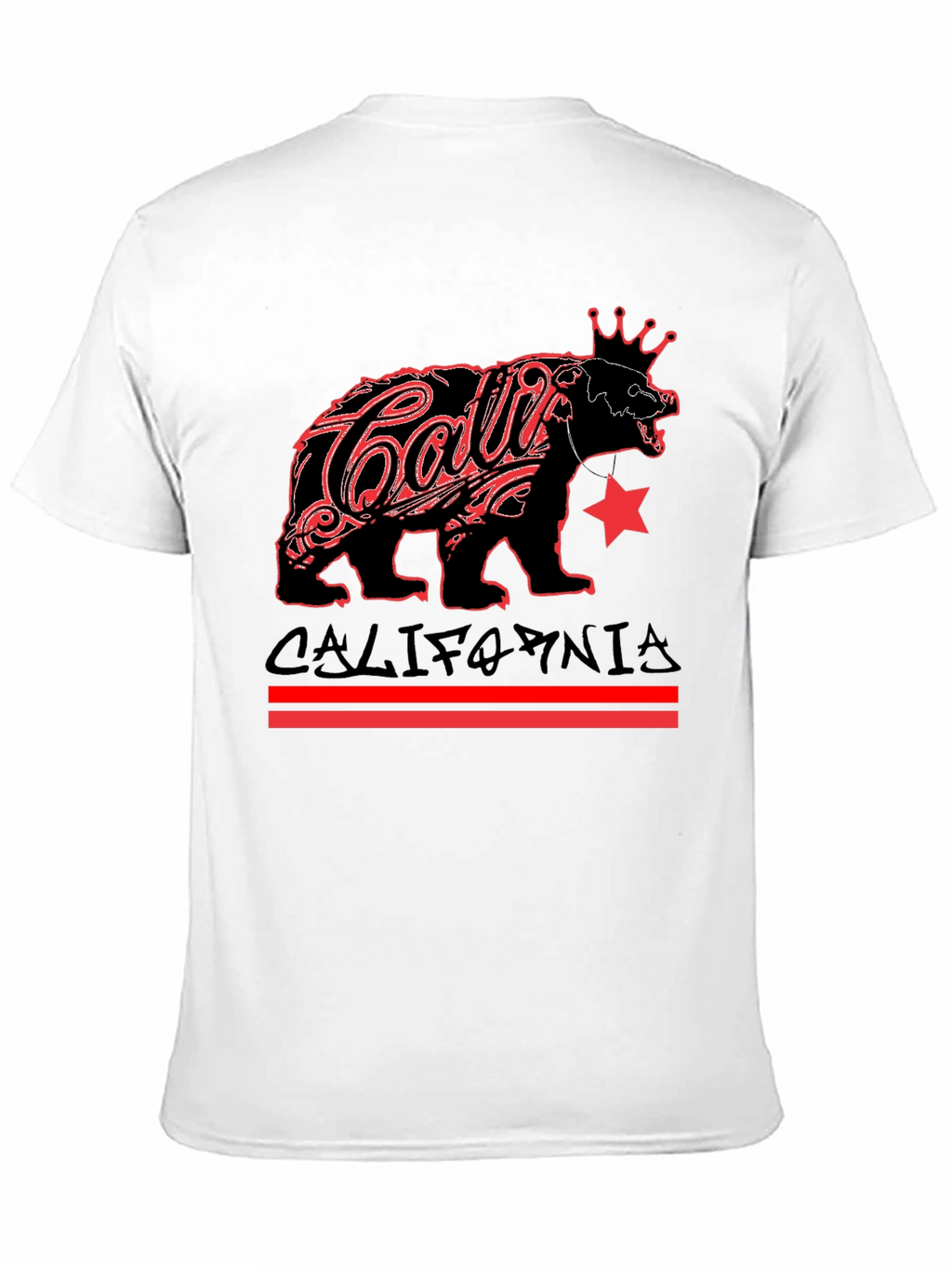 California Bear Black Graphic Tee