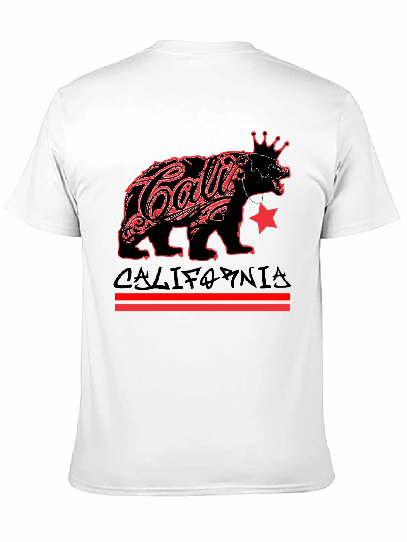 California Bear Black Graphic Tee