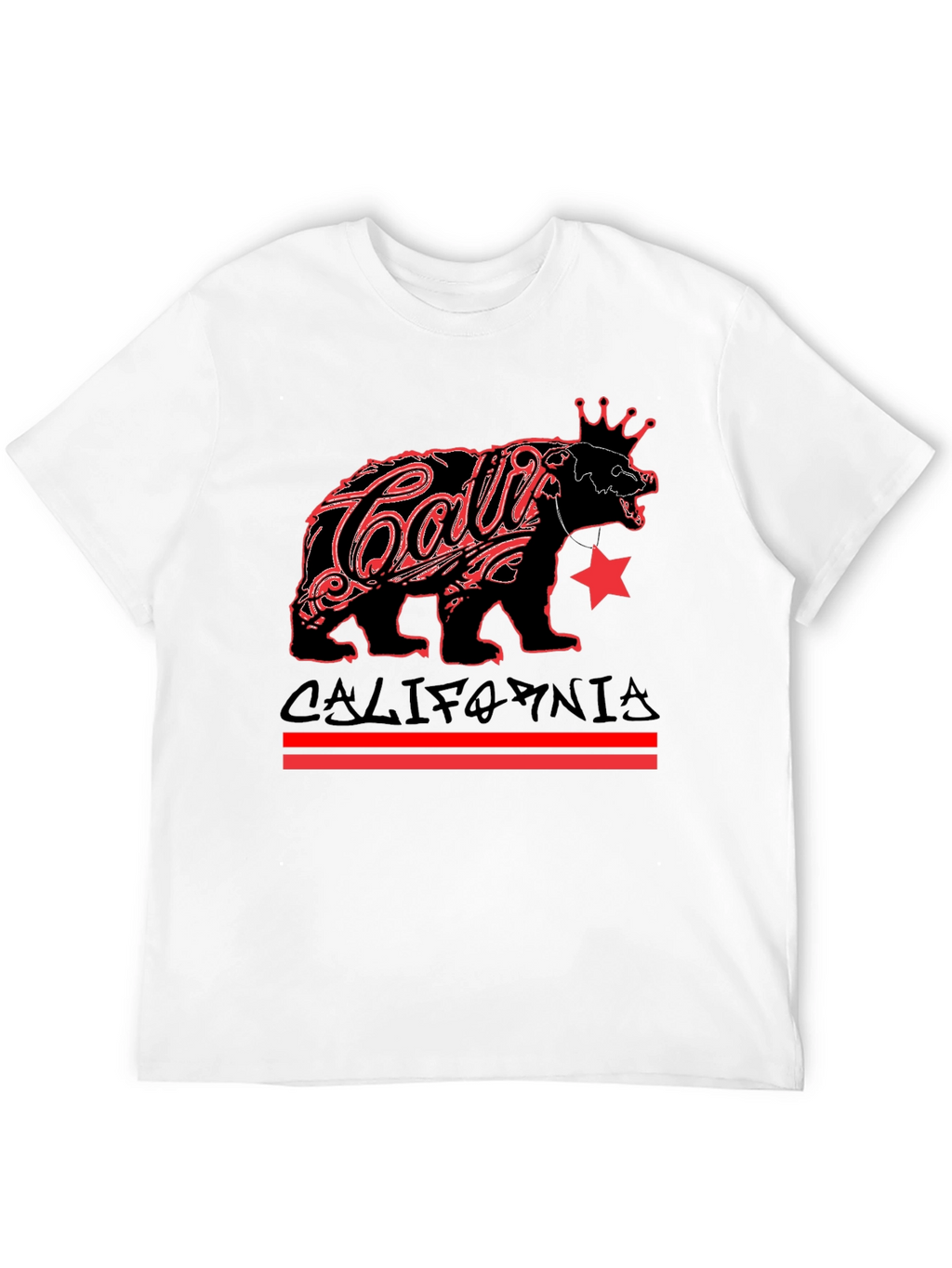 California Bear Black Graphic Tee