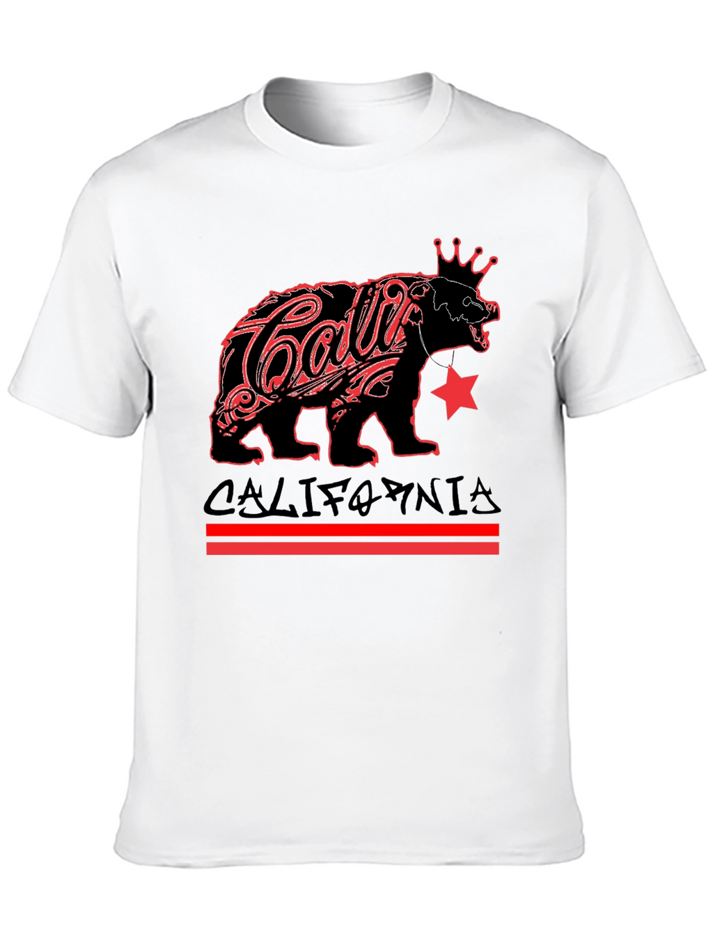 California Bear Black Graphic Tee