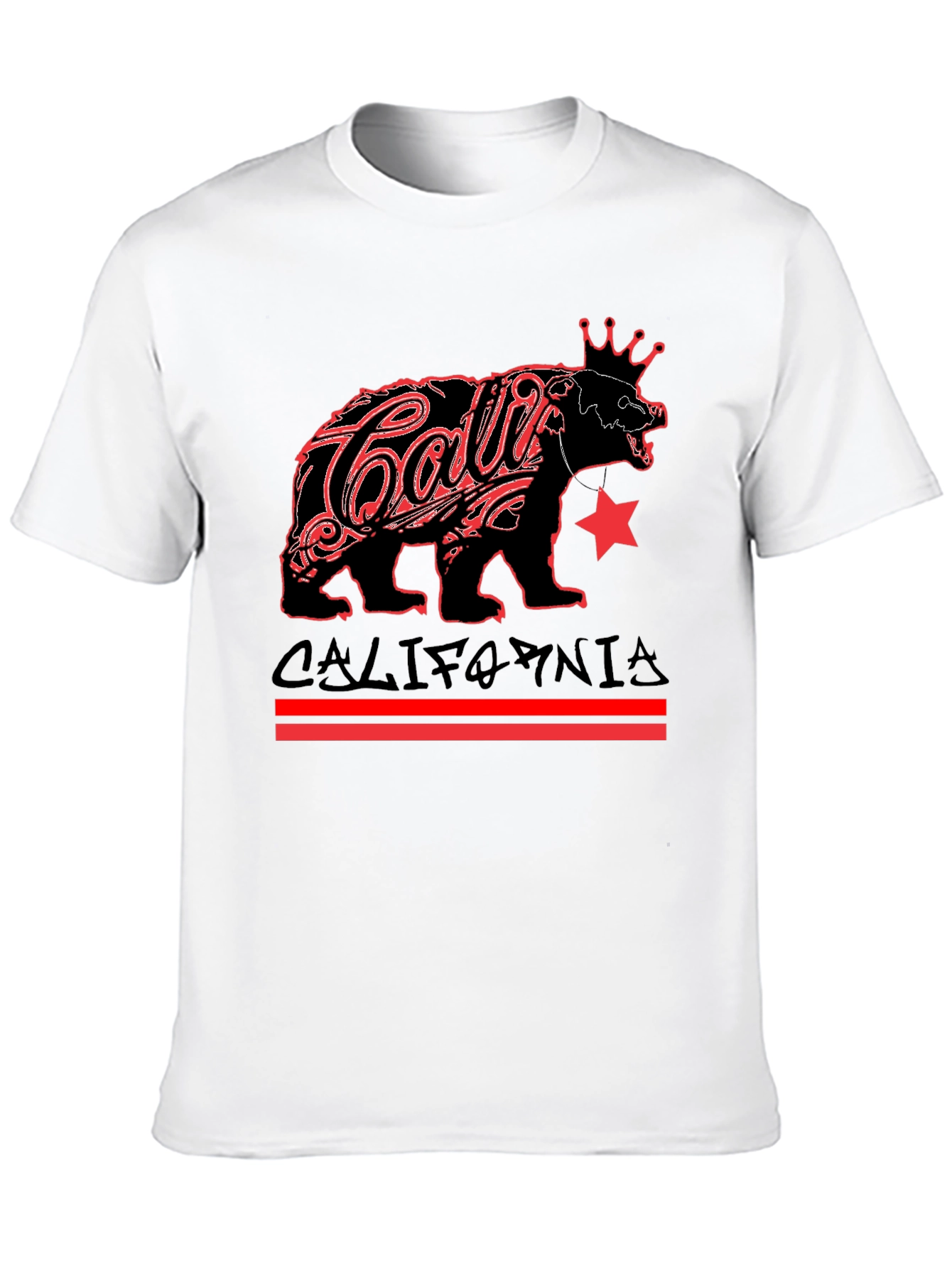 California Bear Black Graphic Tee