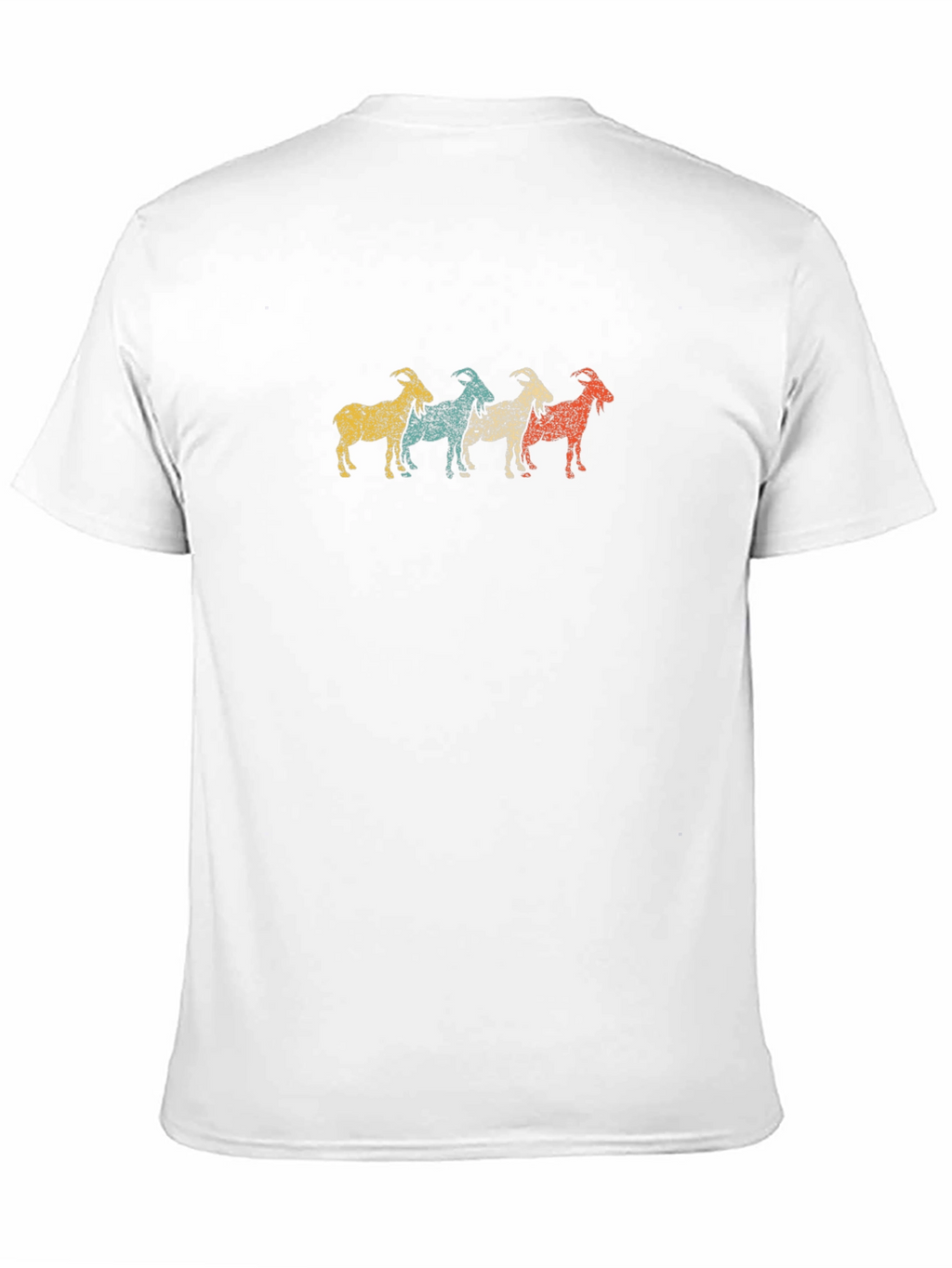 Retro Goat T-Shirt - Unique Animal Tee