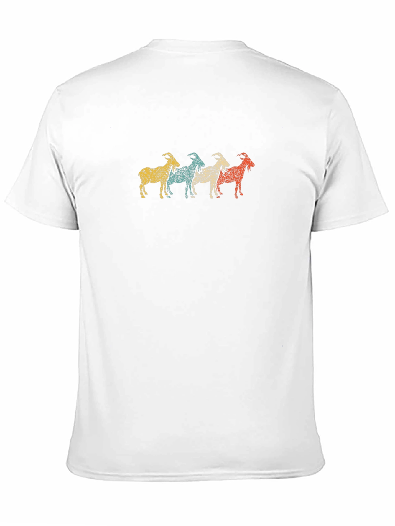 Retro Goat T-Shirt - Unique Animal Tee