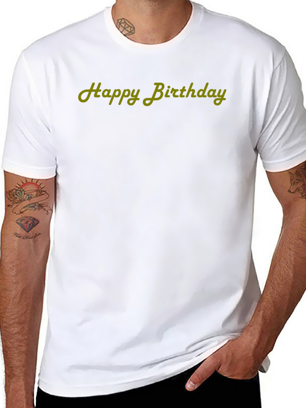 Happy Birthday Black T-Shirt - Unique Design