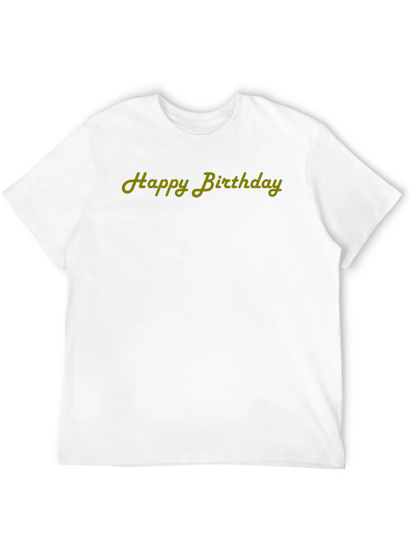 Happy Birthday Black T-Shirt - Unique Design