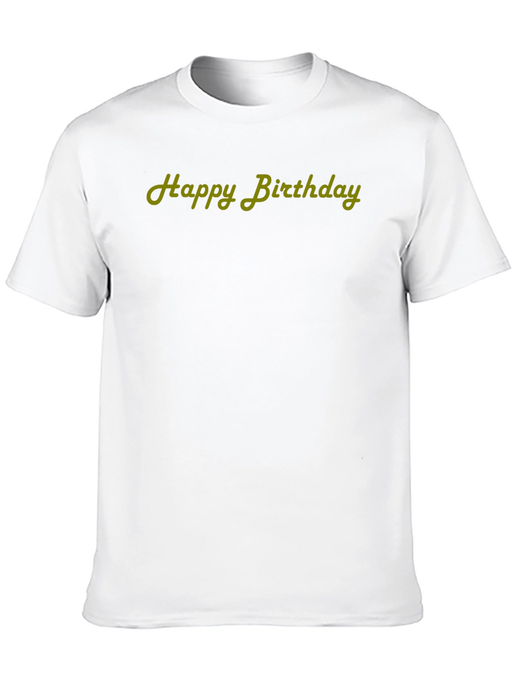 Happy Birthday Black T-Shirt - Unique Design