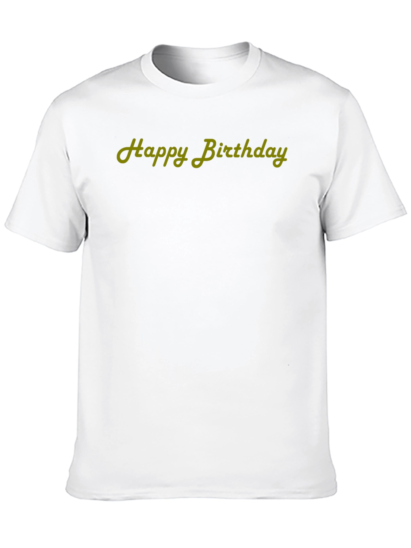 Happy Birthday Black T-Shirt - Unique Design