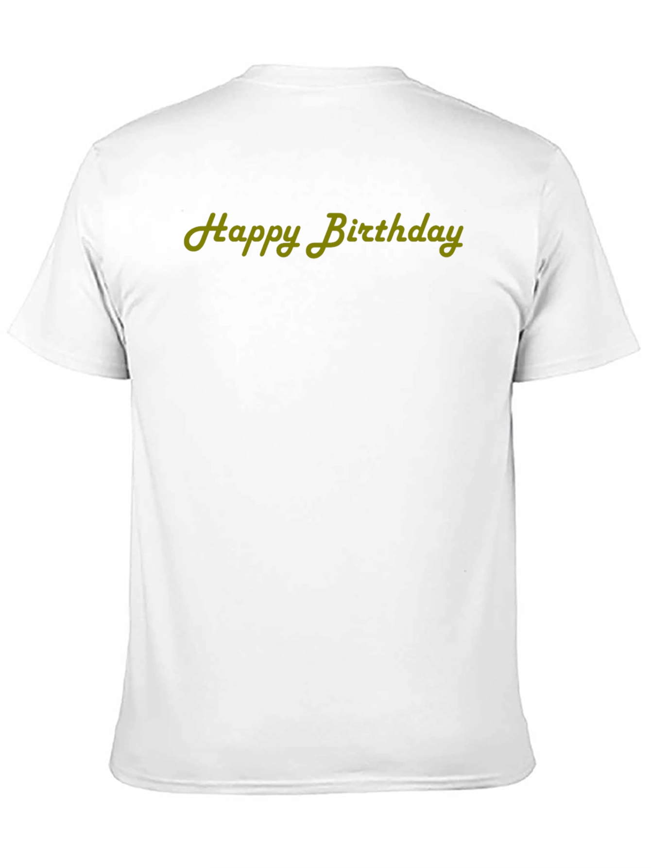 Happy Birthday Black T-Shirt - Unique Design