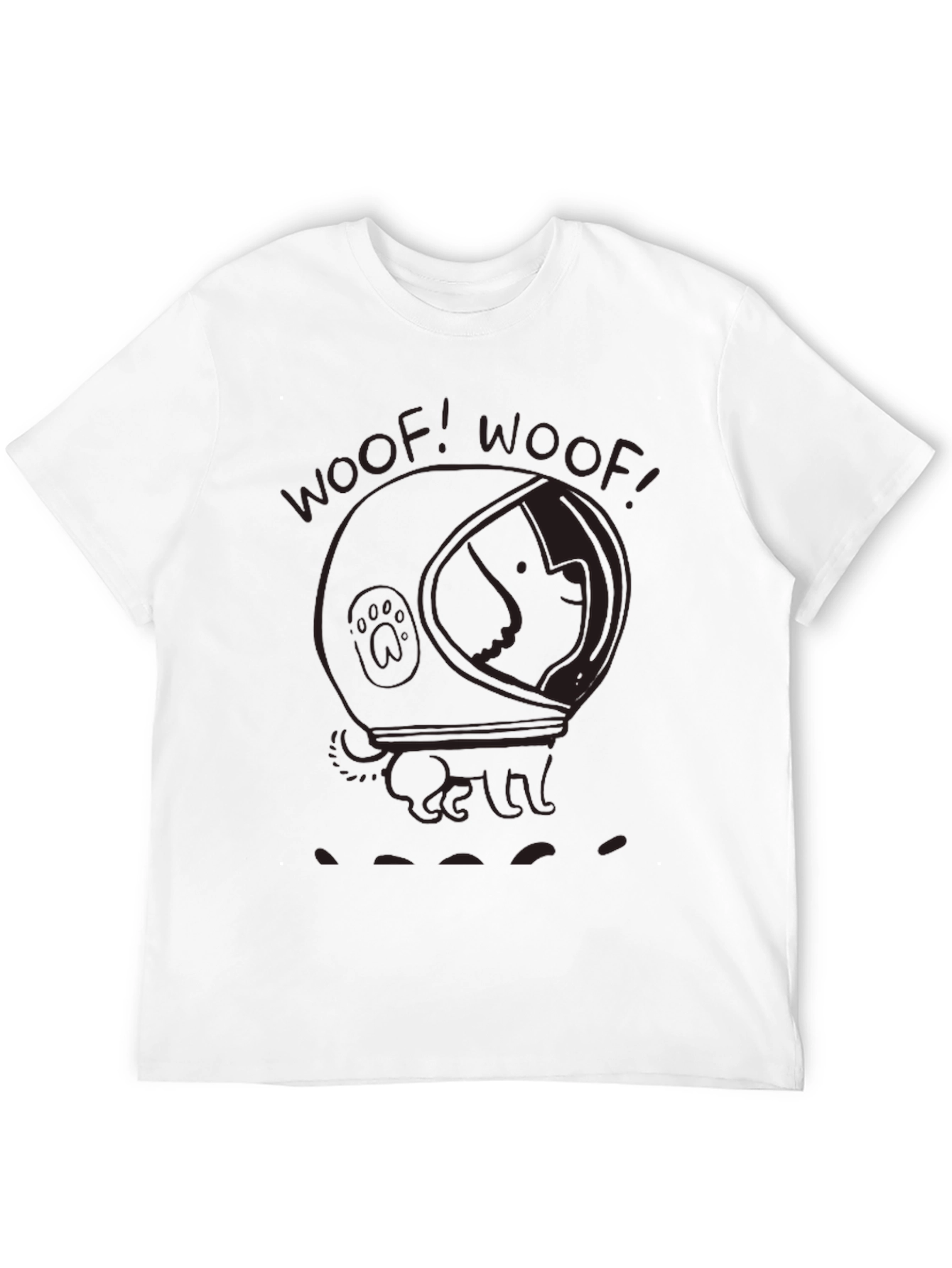 Astronaut Dog Woof! T-Shirt