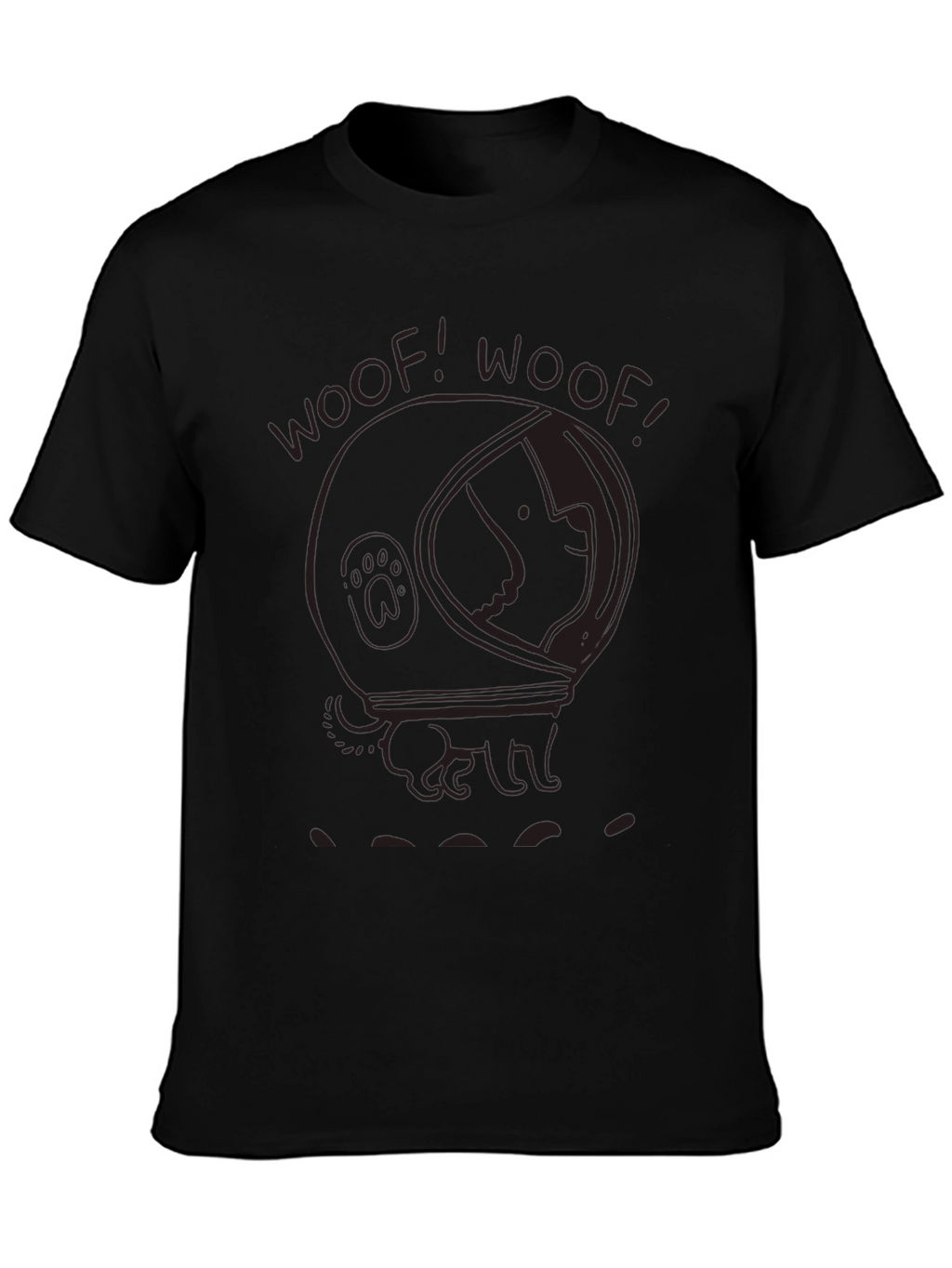 Astronaut Dog Woof! T-Shirt