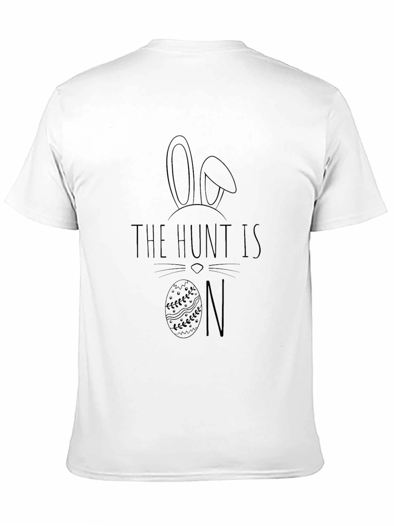 Easter Hunt T-Shirt - Bunny Ears Egg Graphic