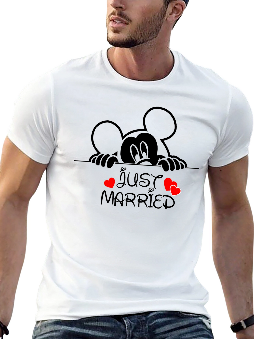 Just Married Mickey Mouse T-Shirt