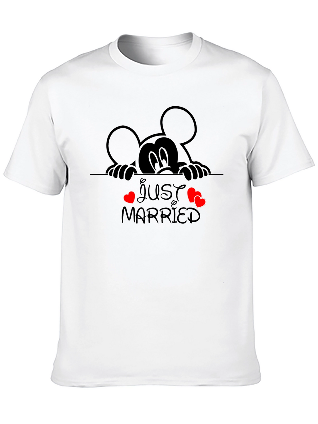 Just Married Mickey Mouse T-Shirt