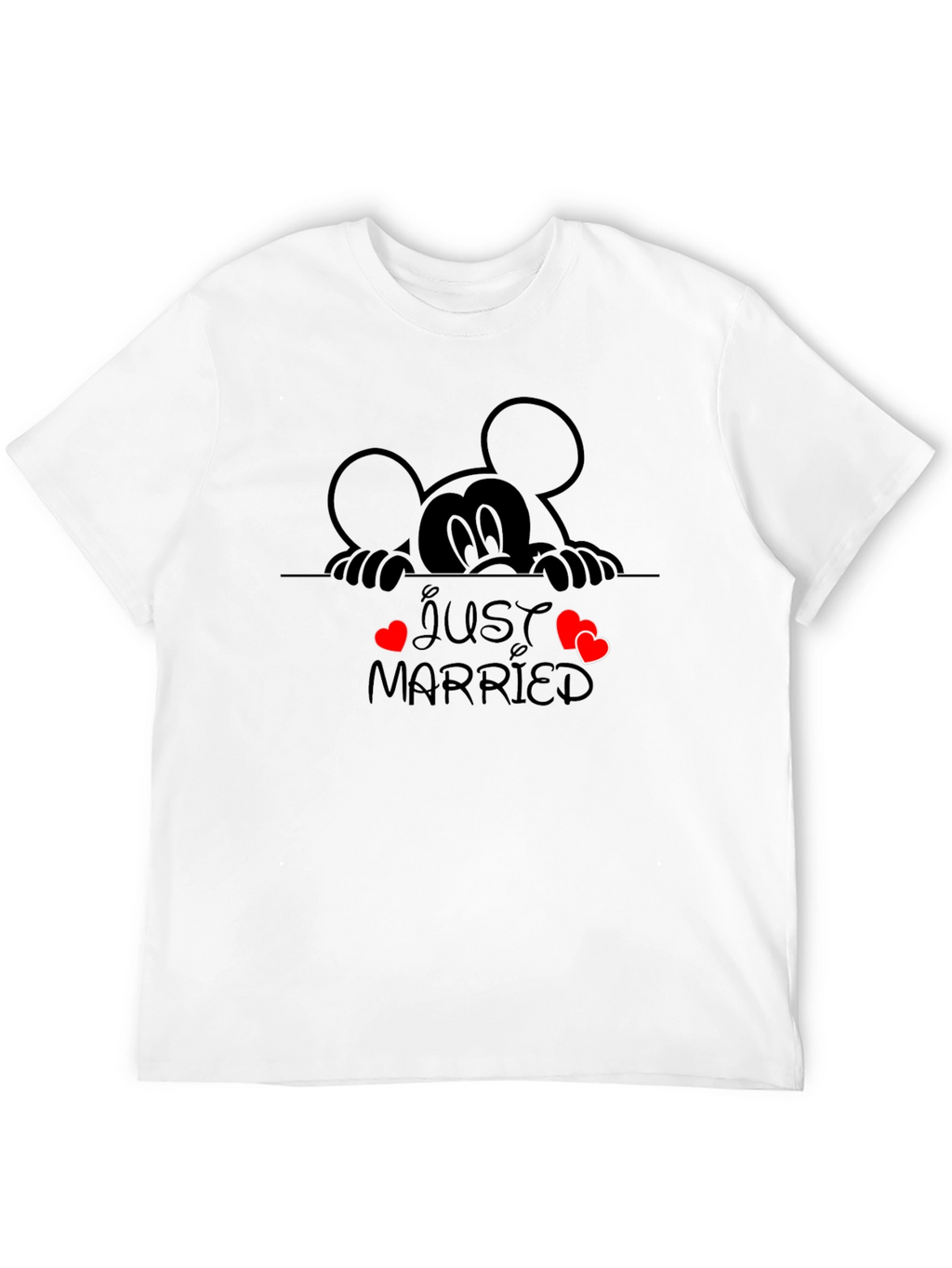 Just Married Mickey Mouse T-Shirt