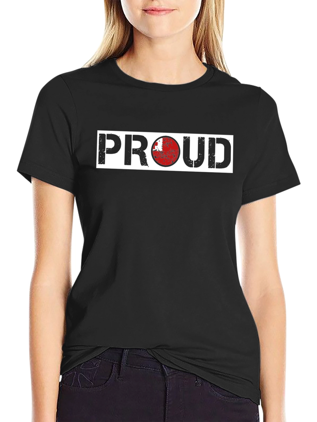 Proud Tonga Flag T-Shirt - Black Cotton Tee