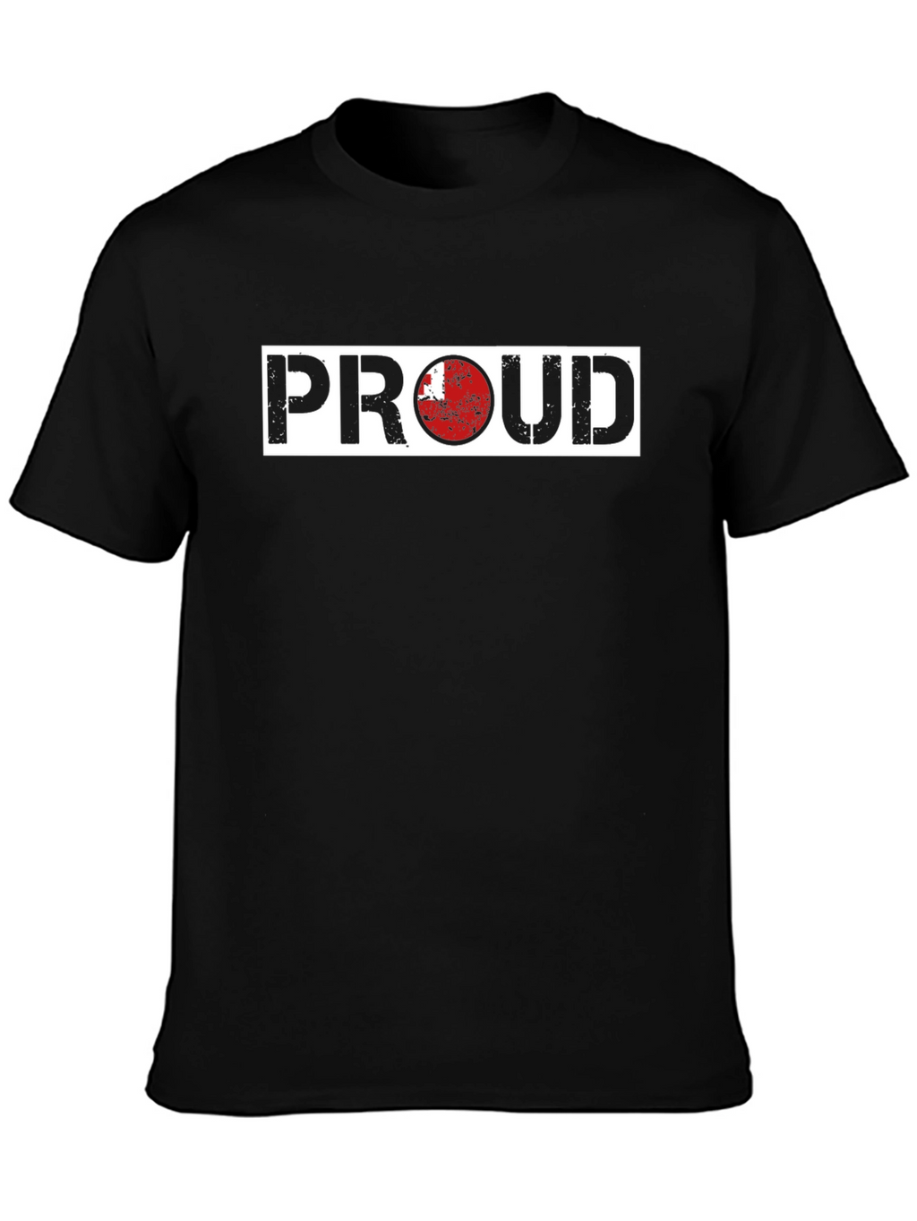 Proud Tonga Flag T-Shirt - Black Cotton Tee