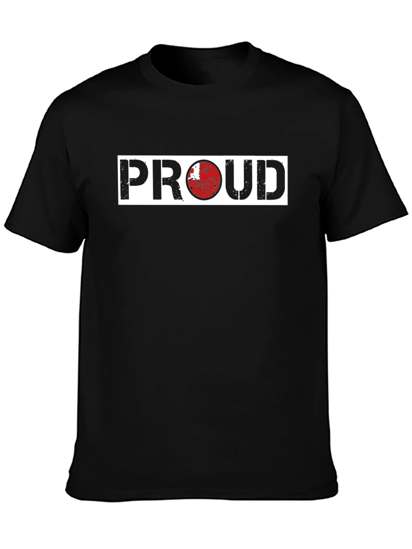 Proud Tonga Flag T-Shirt - Black Cotton Tee
