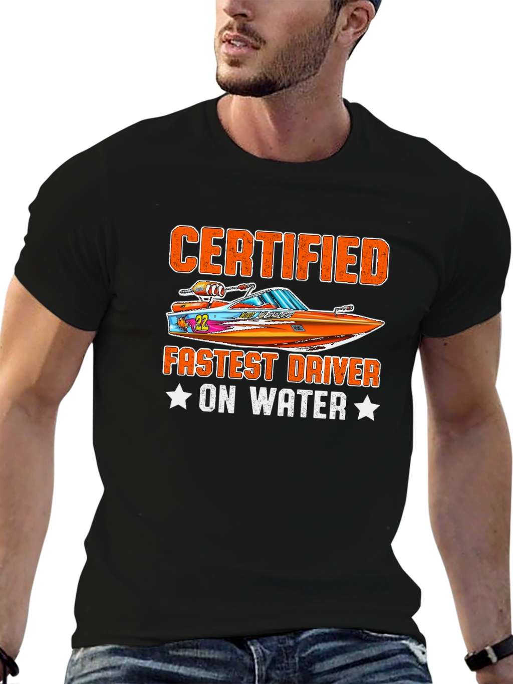 Certified Fastest Driver On Water T-Shirt