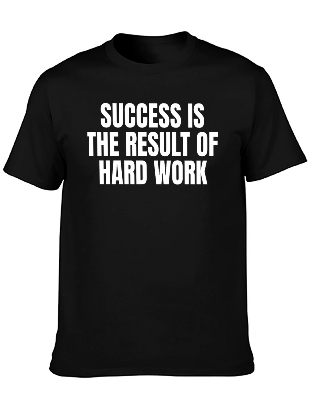 Success is Hard Work Black Graphic Tee