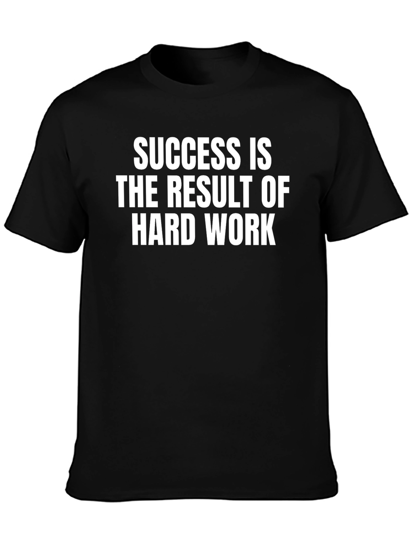 Success is Hard Work Black Graphic Tee