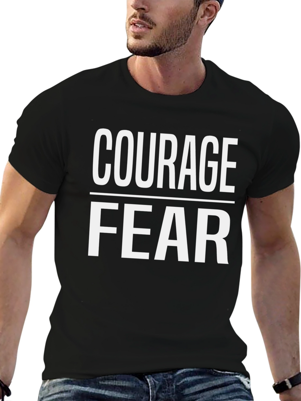 Courage Over Fear Graphic Tee