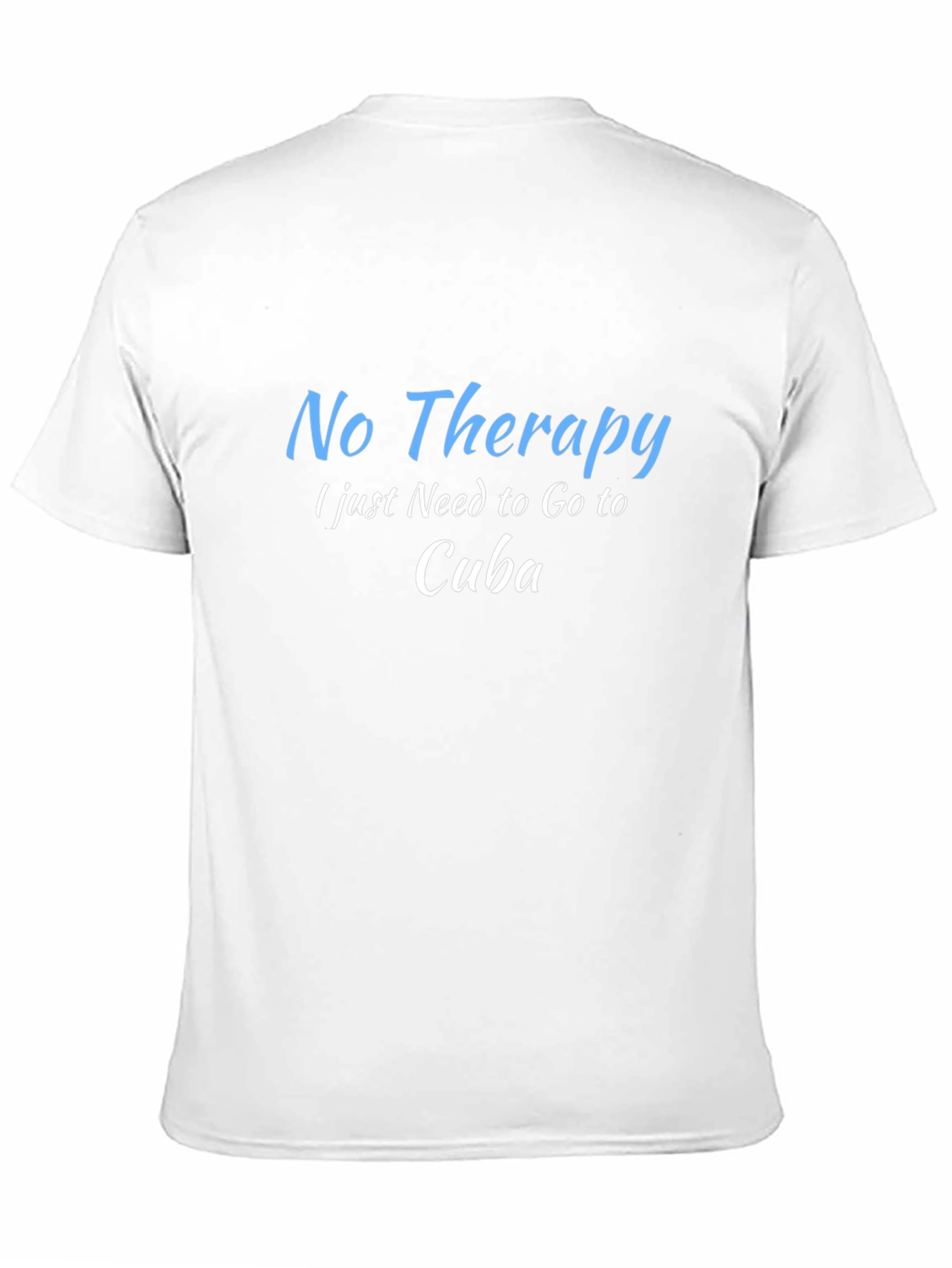No Therapy Cuba T-Shirt - Black Graphic Tee