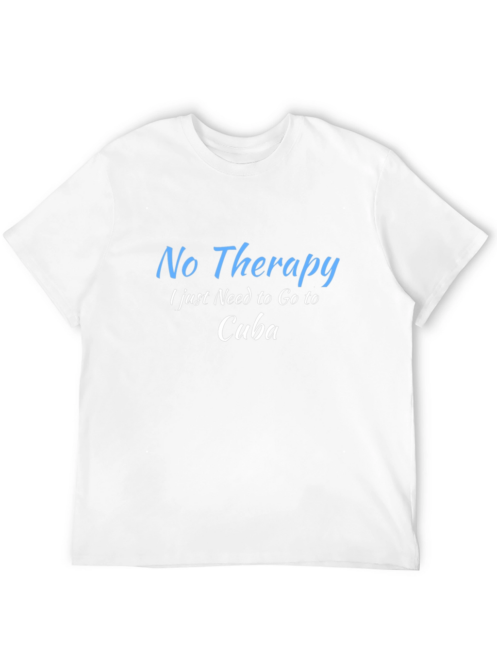 No Therapy Cuba T-Shirt - Black Graphic Tee