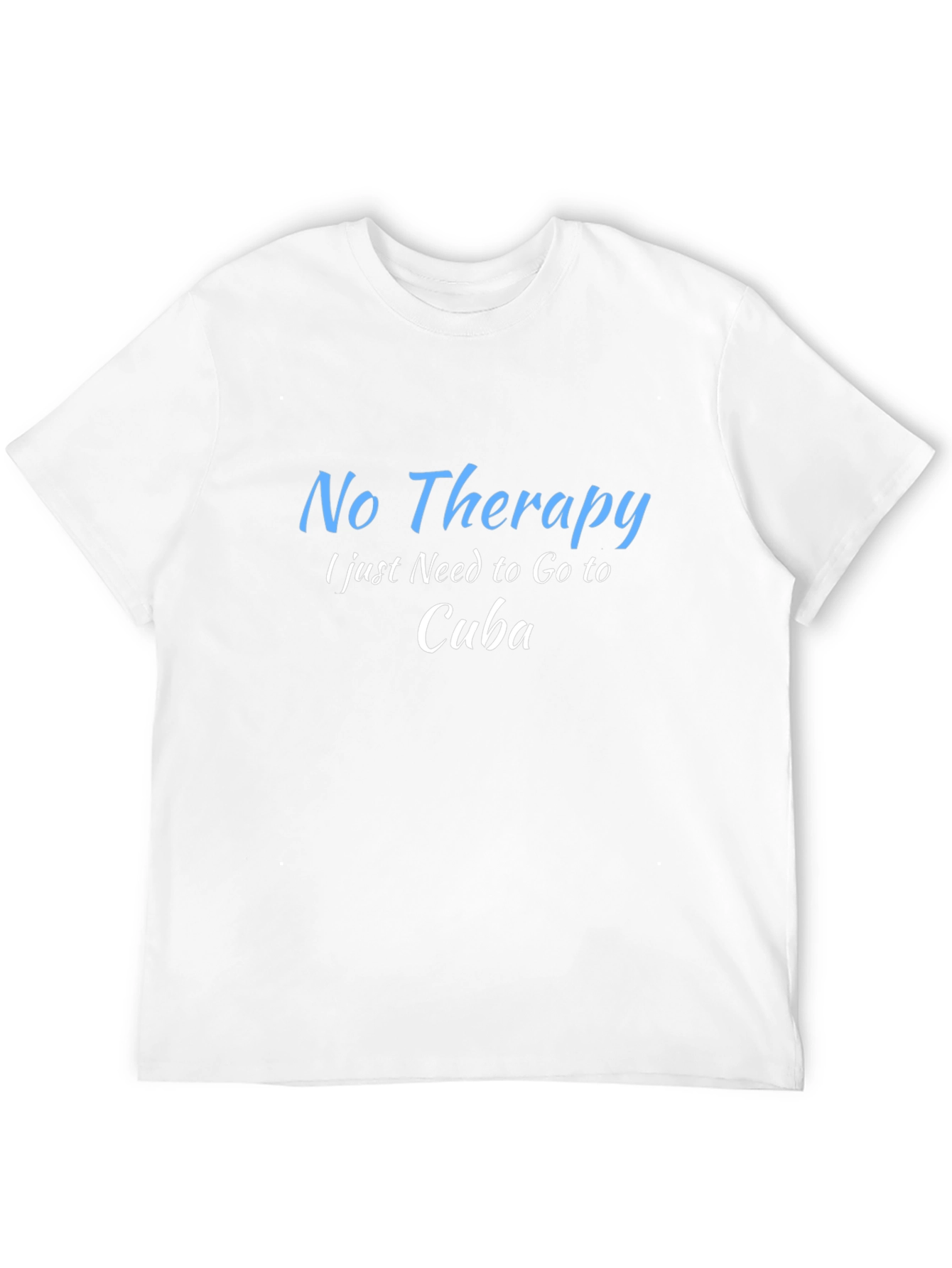 No Therapy Cuba T-Shirt - Black Graphic Tee