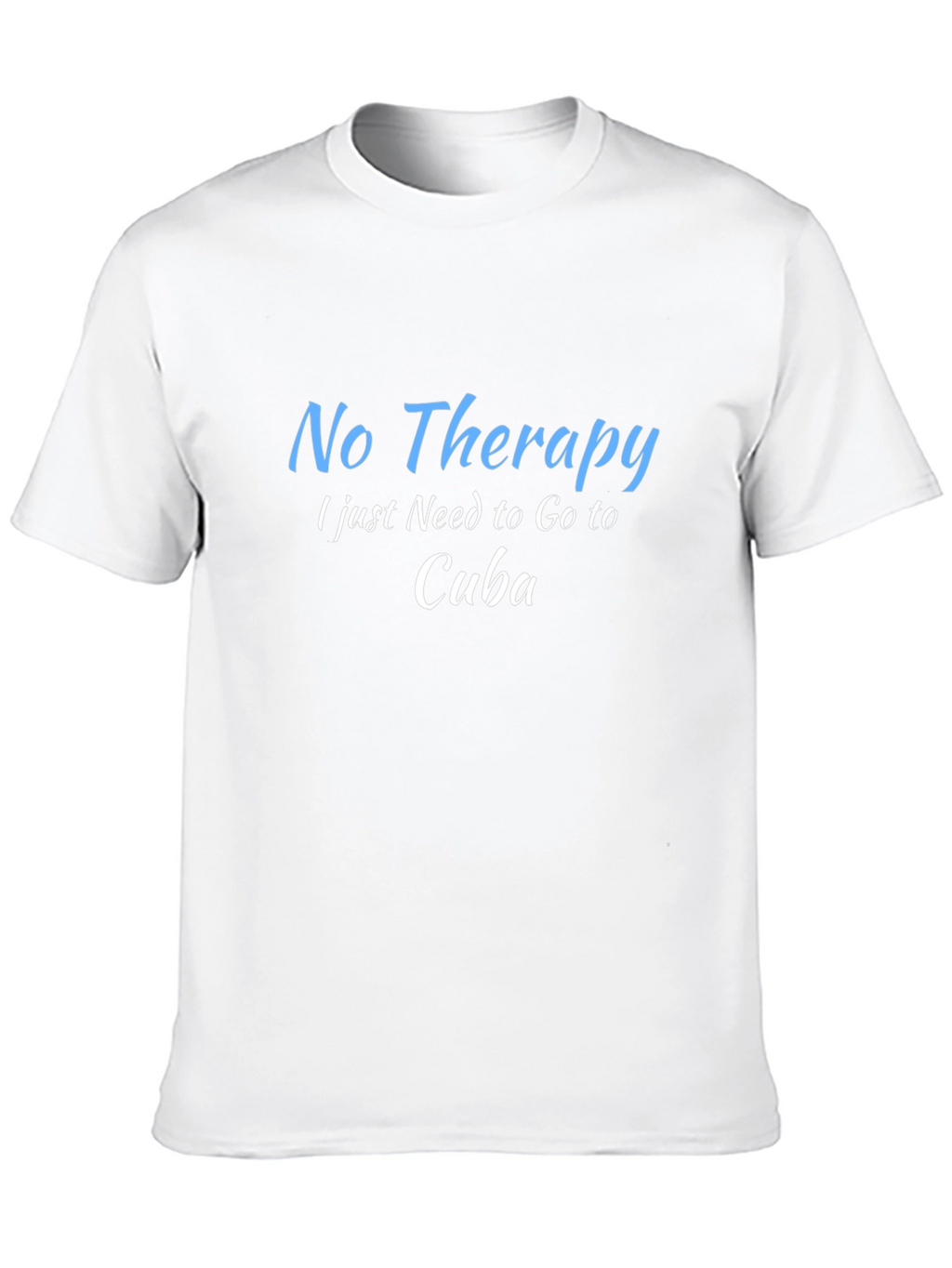 No Therapy Cuba T-Shirt - Black Graphic Tee