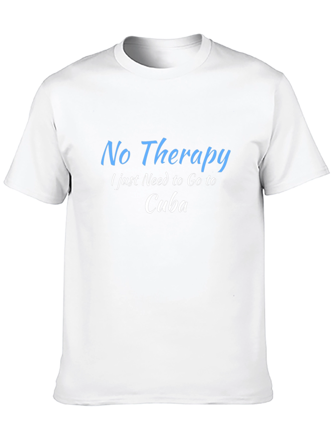 No Therapy Cuba T-Shirt - Black Graphic Tee