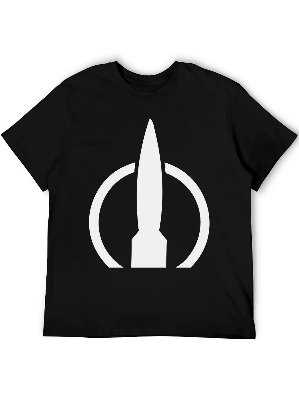 Rocket Symbol Black T-Shirt