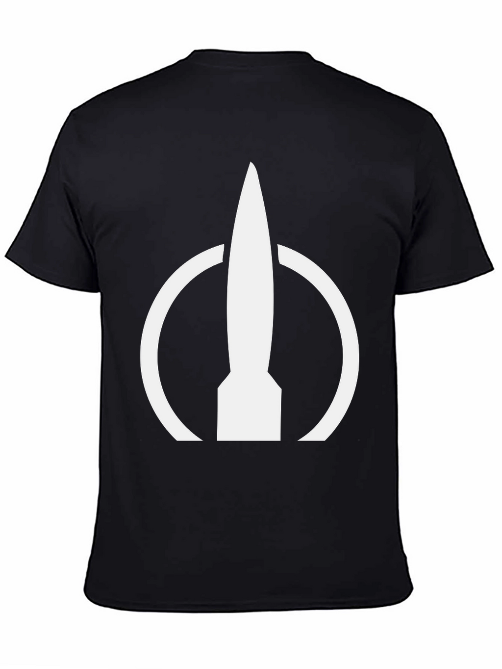 Rocket Symbol Black T-Shirt