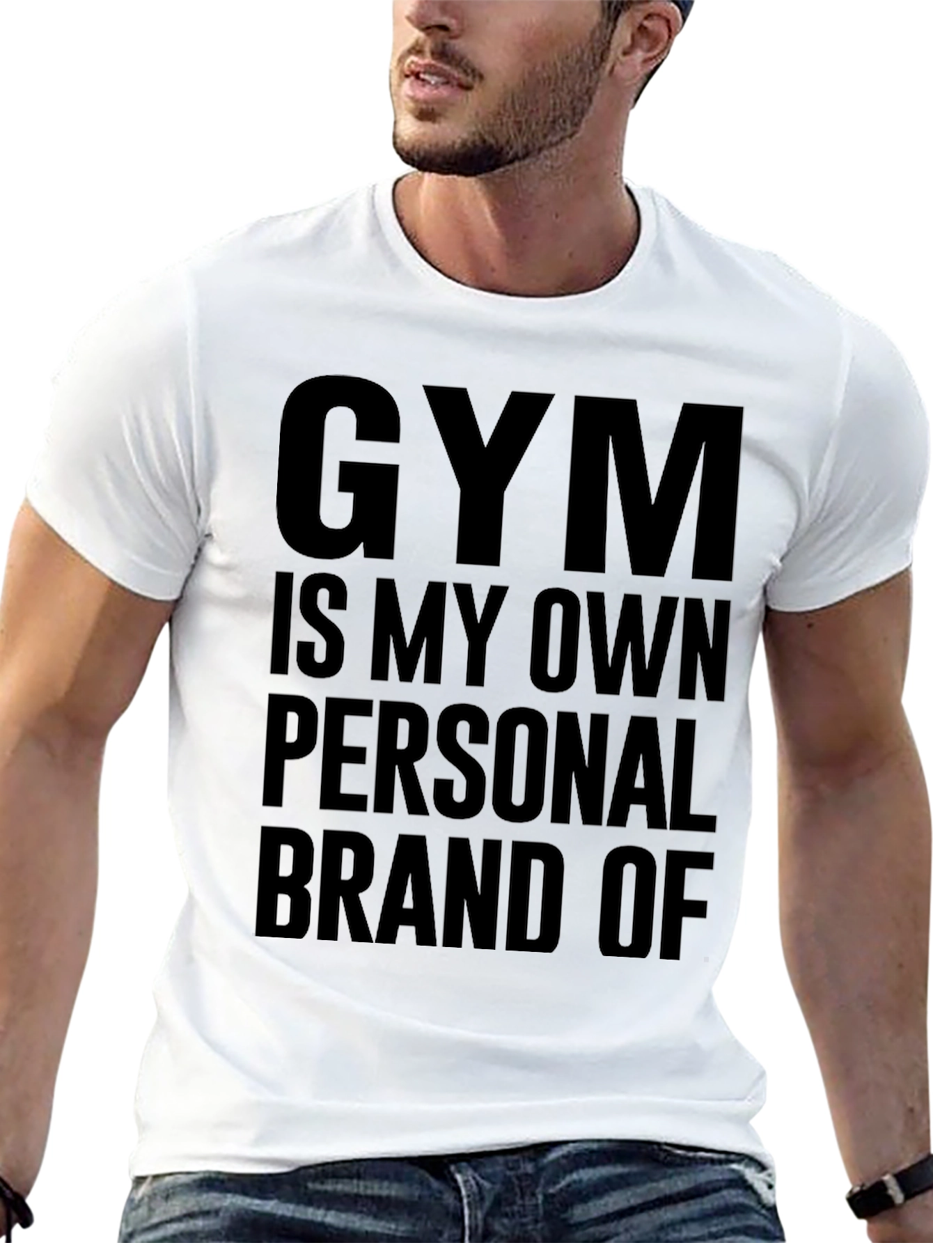 Gym Is My Personal Brand Black T-Shirt