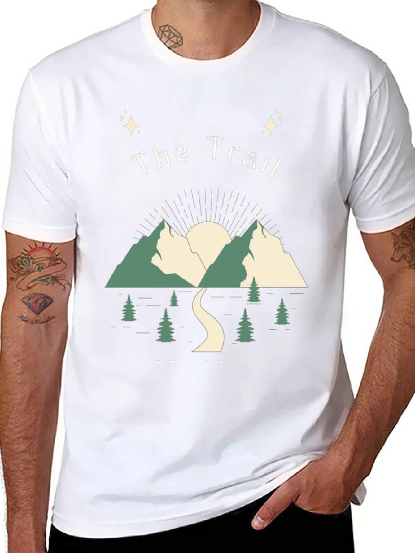 The Trail Graphic Tee - Nature Adventure Shirt