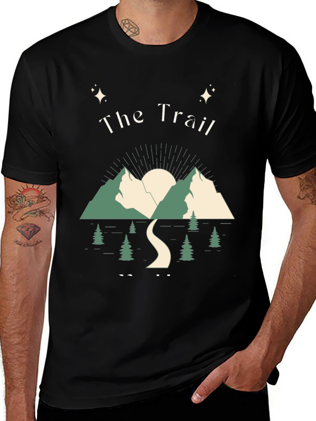 The Trail Graphic Tee - Nature Adventure Shirt