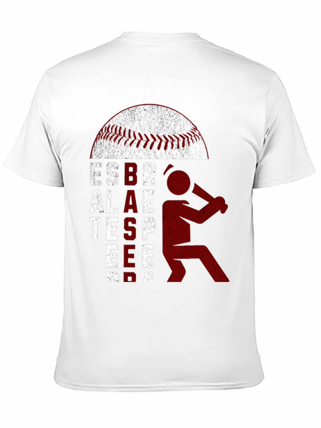 Baseball Player Graphic Tee - Strike Zone Comfort