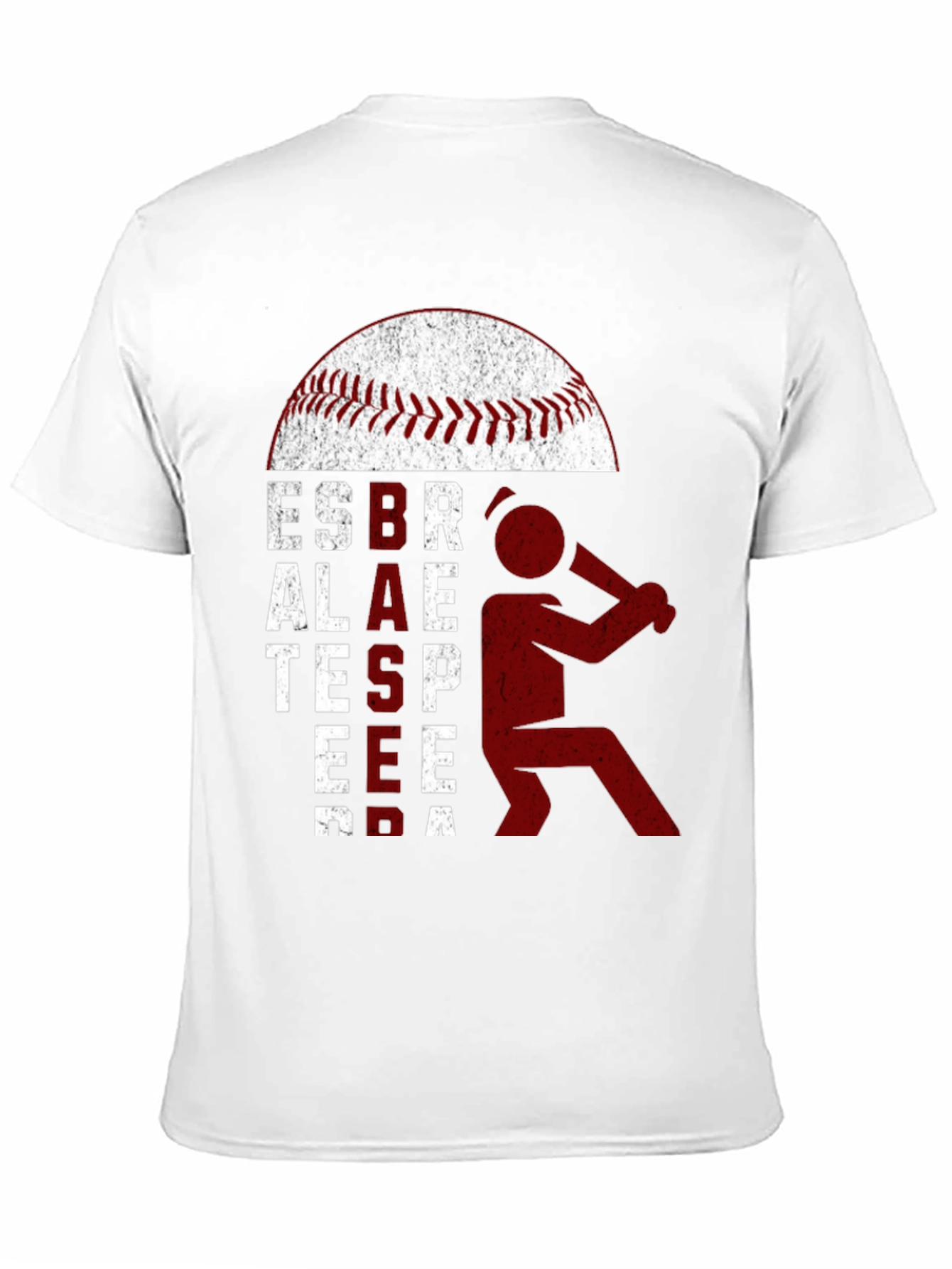 Baseball Player Graphic Tee - Strike Zone Comfort