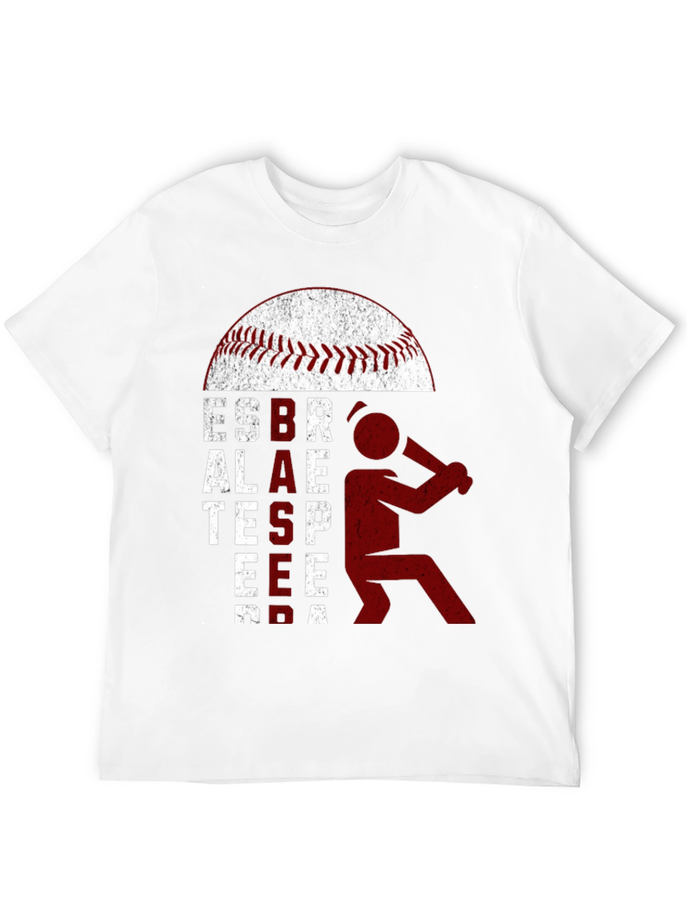 Baseball Player Graphic Tee - Strike Zone Comfort