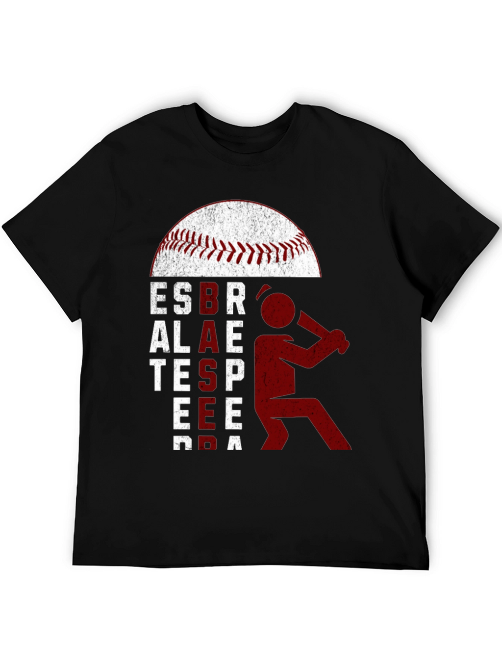 Baseball Player Graphic Tee - Strike Zone Comfort