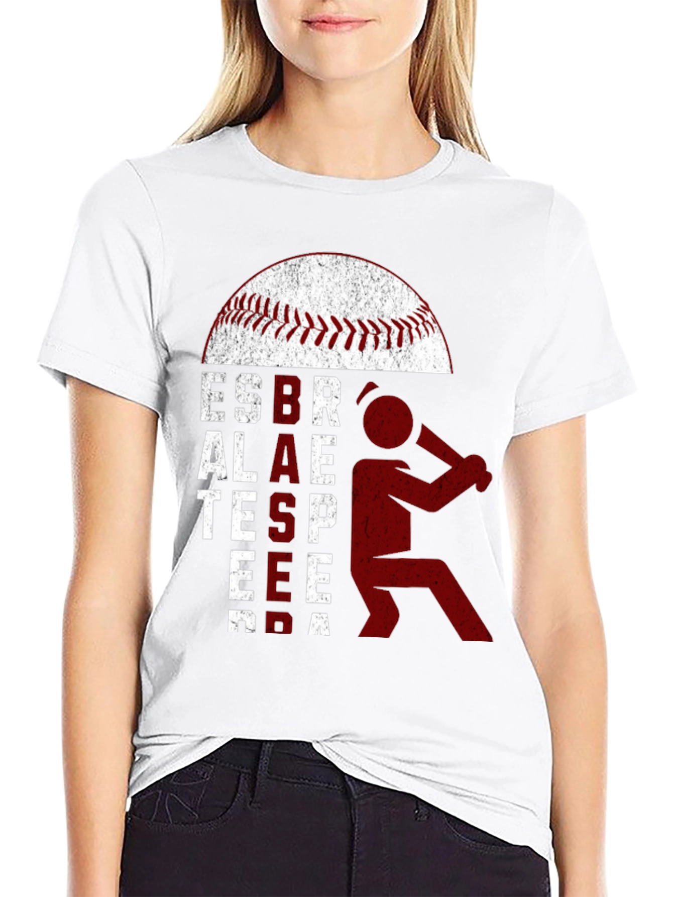 Baseball Player Graphic Tee - Strike Zone Comfort